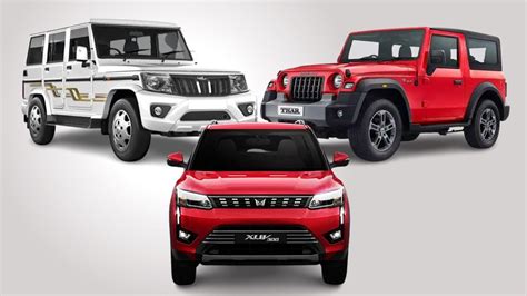 Mahindra Thar, XUV300, Bolero SUVs offered with heavy discounts. Check ...