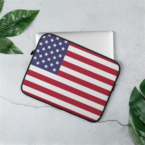 American Flag Patriotic Laptop Sleeve | Fifty Stars Apparel