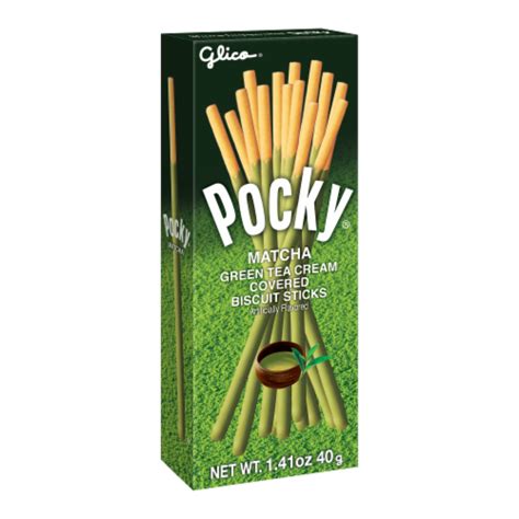 Glico® Pocky® Matcha Green Tea Cream Covered Biscuit Sticks, 1.41 oz - Fred Meyer