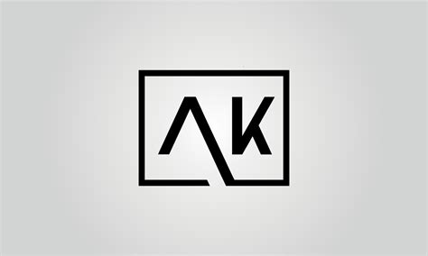 AK Logo Design. Initial AK Letter Logo Icon Design Free Vector Template ...