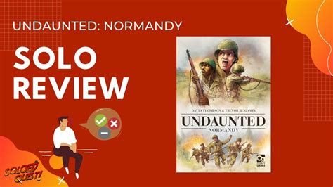 Undaunted: Normandy - Solo Review - YouTube