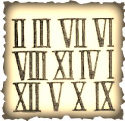 ROMAN NUMERALS - Latin Language and Roman Numerals in Ancient Rome