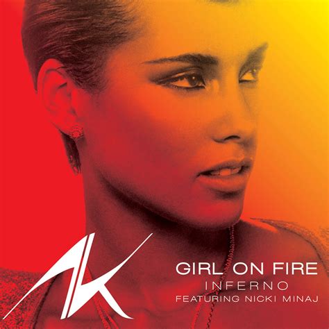 ALICIA KEYS – Girl on Fire Promo Shoot and CD Cover – HawtCelebs