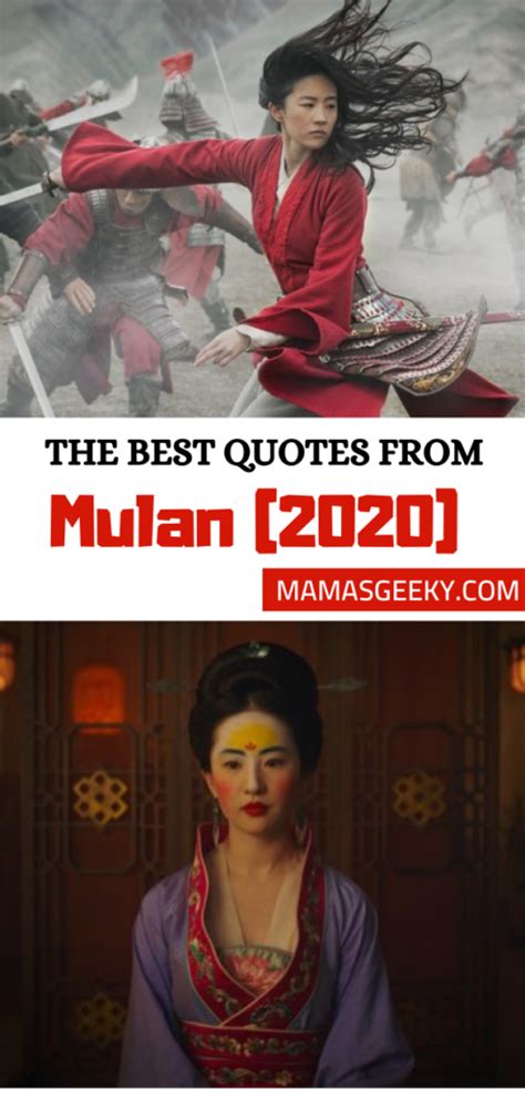 The Best Quotes From Disney's Live Action Mulan (2020 Movie)