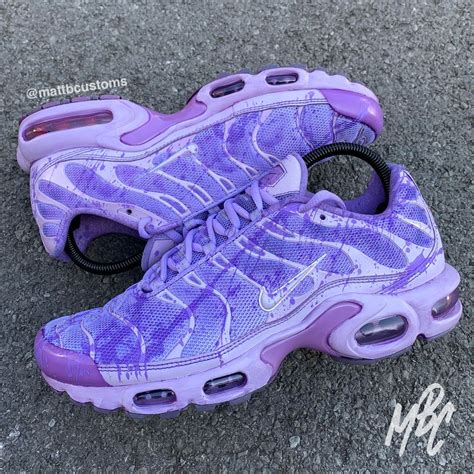 Purple Dye Design - Custom Nike TN Trainers | Chaussures de sport mode ...