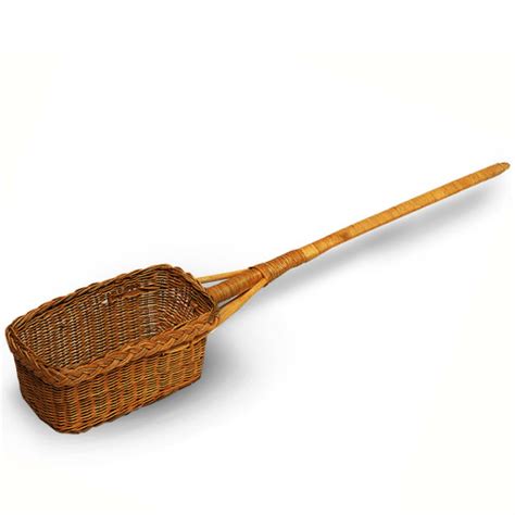 458 Long Handle Offering Basket/Unlined | St. Patrick's Guild