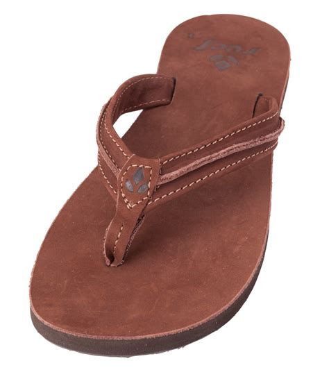 Reef Women's Swing 2 Leather Flip Flop at SwimOutlet.com - Free Shipping