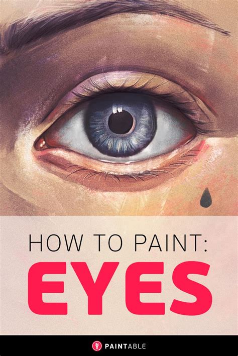 The EXACT Process For Painting Striking, Realistic Eyes | Eye painting, Painting tutorial ...