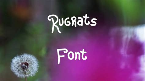 Rugrats Font Free Download