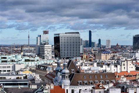 Vienna city skyline seen from the top of … – License image – 71398545 ...