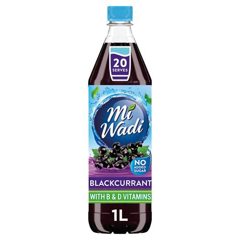 MiWadi Blackcurrant Squash 1L | Squash & Cordial | Iceland Foods