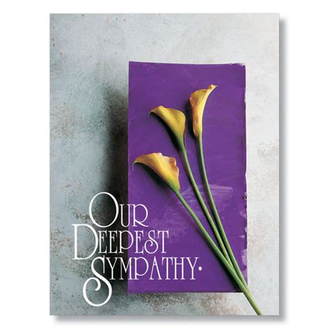 With Our Deepest Sympathy Card