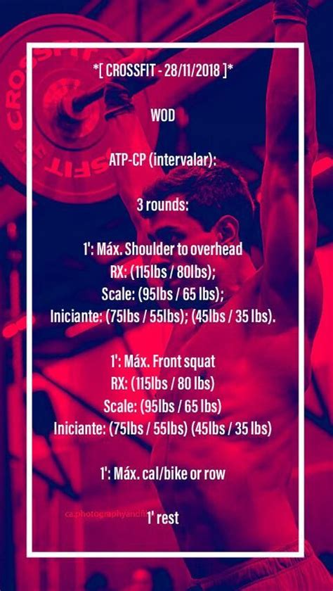 [ CROSSFIT - 28/11/2018 ] WORKOUT Kettlebell Circuit, Crossfit Inspiration, Front Squat, Wod ...