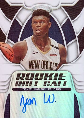 Zion Williamson Rookie Cards Guide, Top RC List, Best Autographs