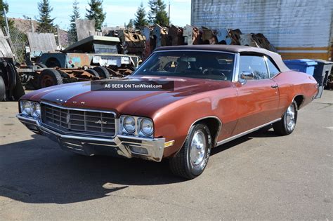 1970 Buick Skylark Convertible Cruiser Recent Restoration Work