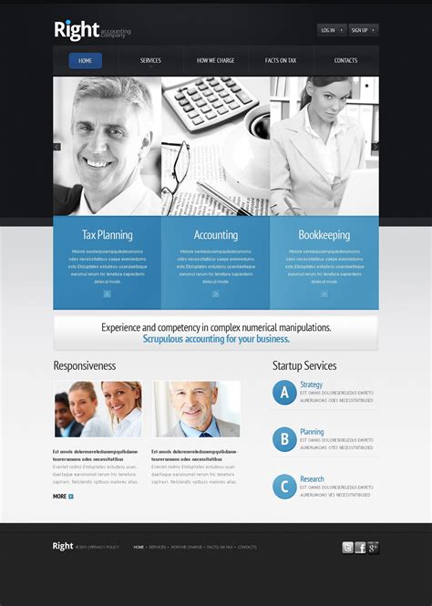 Accounting Website Website Template #36646 and Bookkeeping Website ...