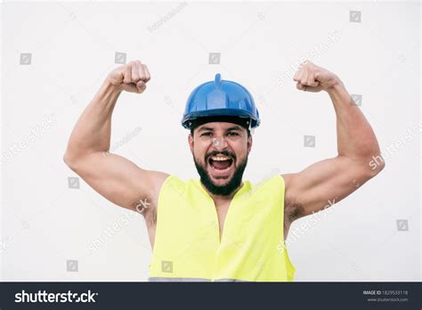 Construction Worker Muscles Arm Images: Browse 507 Stock Photos & Vectors Free Download with ...