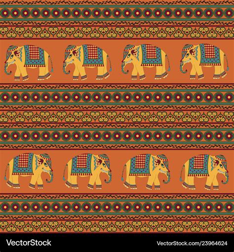 Traditional Indian Patterns Vector