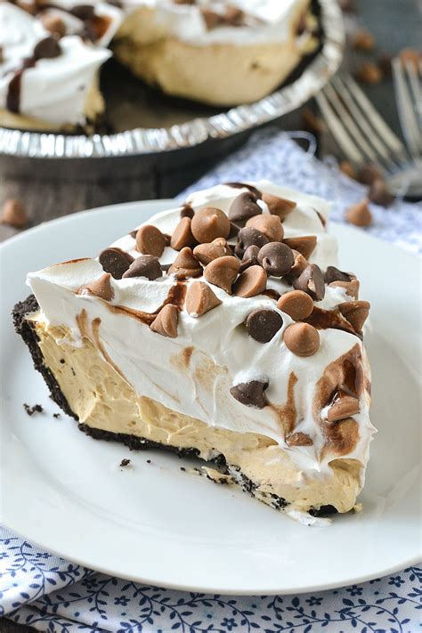 No-Bake Peanut Butter Pie - Mother Thyme