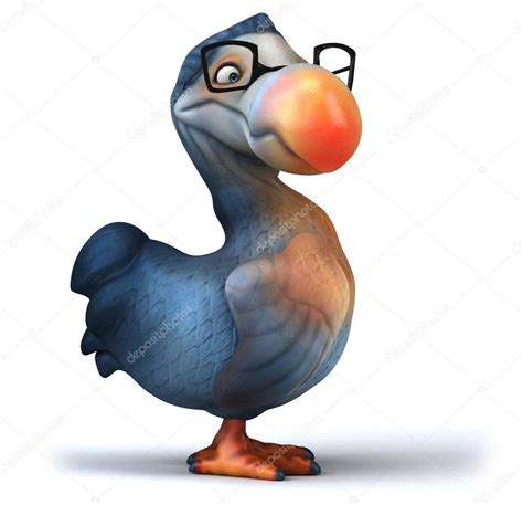 Dodo bird in glasses Stock Photo by ©julos 64064349