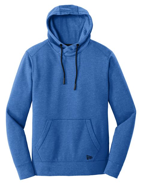 Custom New Era® Mens Tri-Blend Fleece Pullover Hoodie