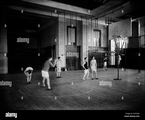 Basketball, Columbia University, New York City, New York, USA, Bain News Service, 1908 Stock ...