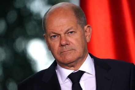 German Chancellor Olaf Scholz Looks On Editorial Stock Photo - Stock ...