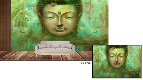 Lord Buddha Green Aesthetic Wallpaper – Myindianthings