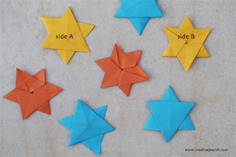 Origami Star Of David In 3 Minutes! - creative jewish mom