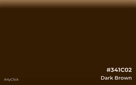 Dark Brown Color | ArtyClick