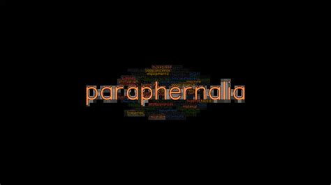 PARAPHERNALIA: Synonyms and Related Words. What is Another Word for PARAPHERNALIA? - GrammarTOP.com