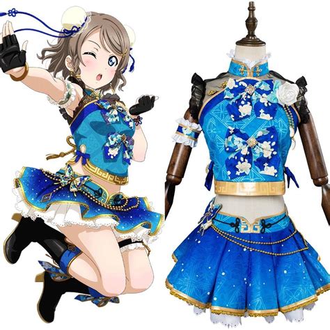 LoveLive Aqours China Dress Ver Watanabe You Cosplay Costume – New Cosplaysky | Cosplay costumes ...