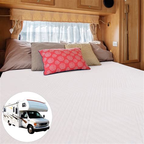 10" King RV Mattress Gel Memory Foam Mattress with Breathable Cover, Campers Trailers Van ...