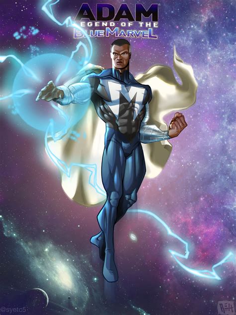 Blue Marvel (Adam Brashear) he is not that popular but the strongest ...