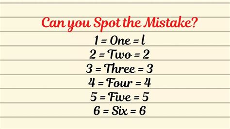 Brain Teaser Number Puzzle: Can you spot the mistake in 10 seconds?