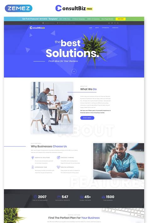 Free Responsive Corporate Template