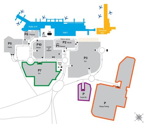 Marseille Airport Map