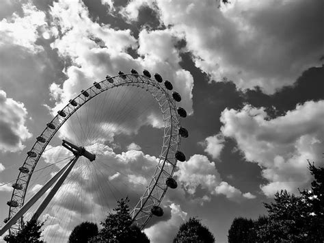 Free stock photo of amusement park, black-and-white, carnival