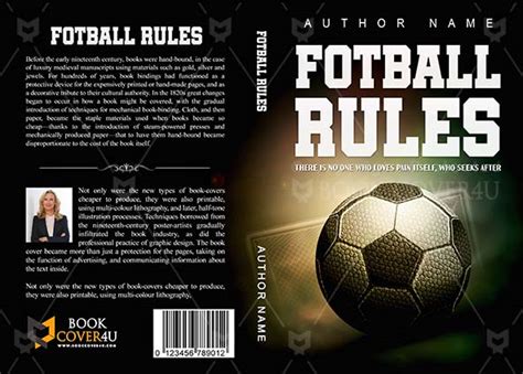 Sports Book cover Design - Football Rules