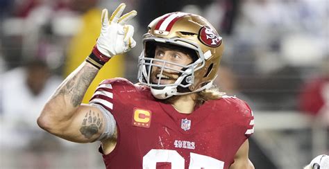 George Kittle Trolls Cowboys by Flashing NSFW Shirt After Scoring