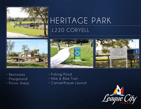 The League City Official Website! - Heritage Park