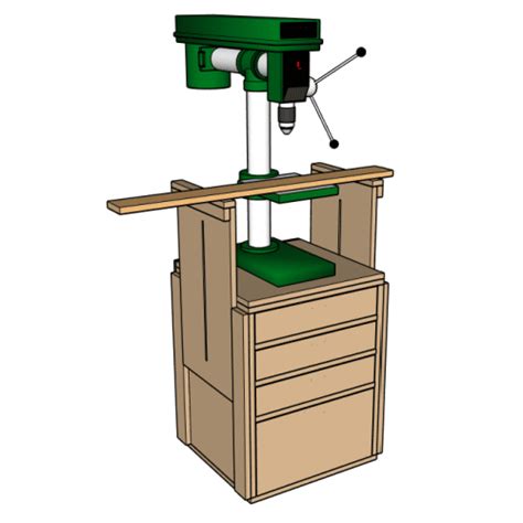 Drill Press Stand Plans | Wilker Do's