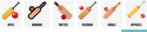 🏏 Cricket game emoji