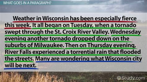 What is a Paragraph? | Paragraph Form, Types & Examples - Video ...