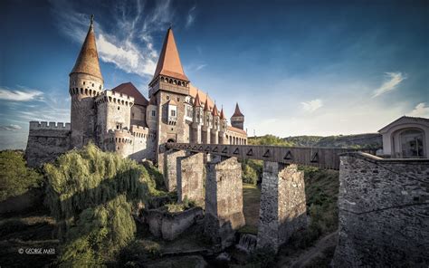 Castle, Tower, Castles, Transylvania, 1080P, Corvin Castle, Romania HD Wallpaper