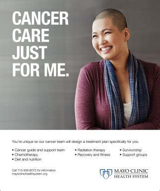 Cancer Care Just for Me, Mayo Clinic Health System, Cameron, WI