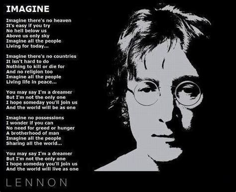 Lirik Imagine John Lennon – newstempo