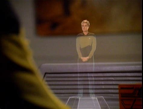 star trek - Why is Tasha Yar's hologram semi-transparent? - Science Fiction & Fantasy Stack Exchange