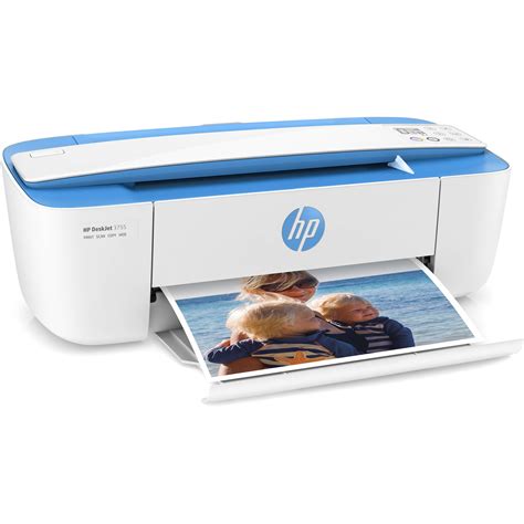 Used HP DeskJet 3755 All-in-One Inkjet Printer (Blue) J9V90A#B1H