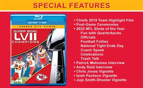 Amazon.com: NFL Super Bowl LVII Champions: Kansas City Chiefs [Blu-ray ...